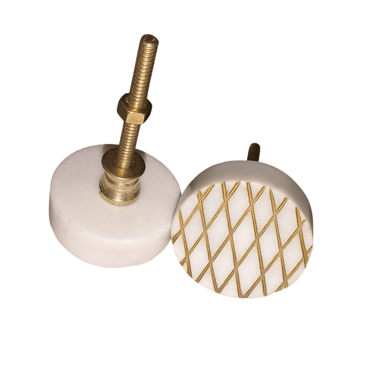 IRON & MARBLE KNOB (POLISH & COLOR)